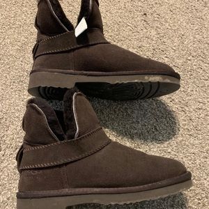Brown Ugg booties